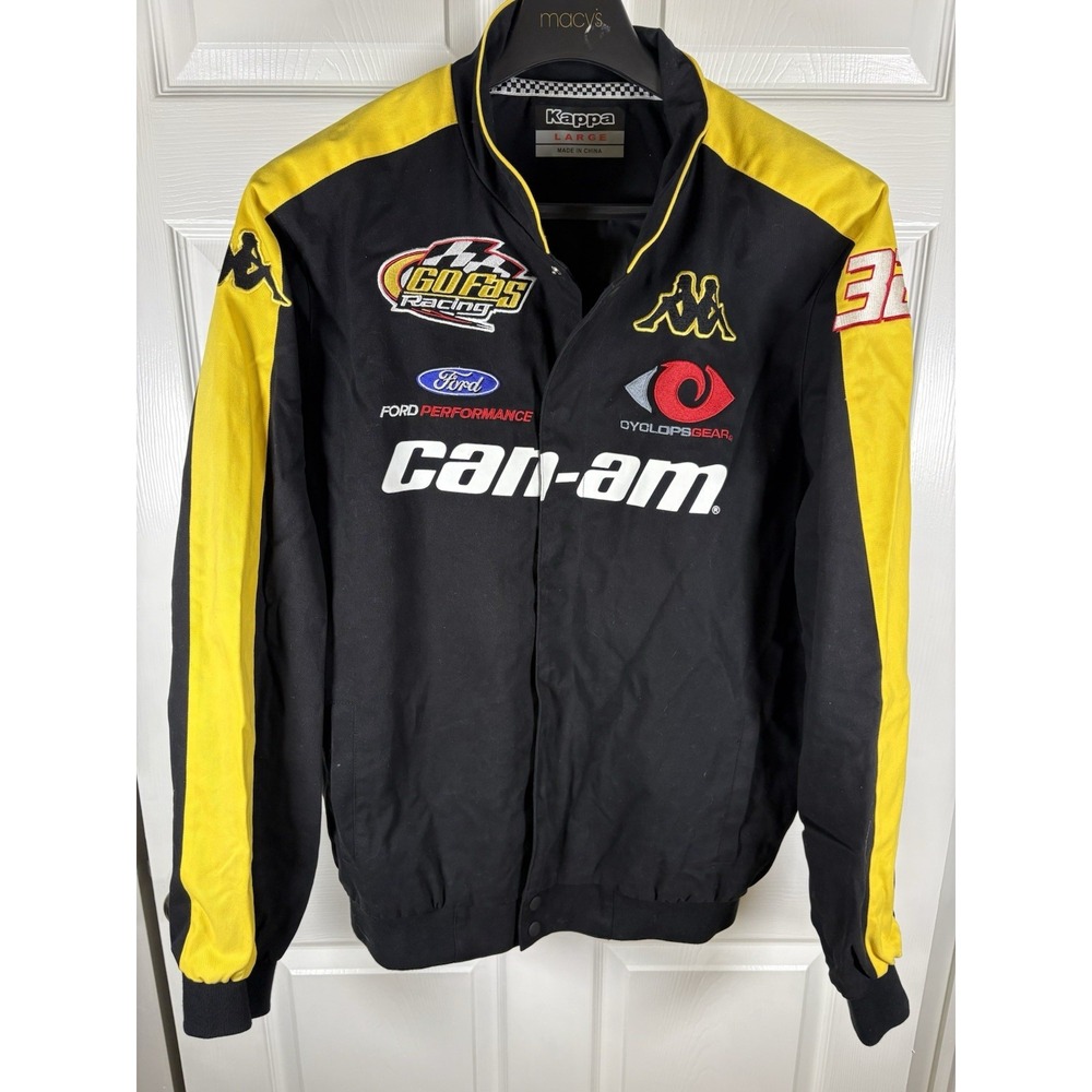 Kappa Go Fas Racing Can-Am Jacket Mens Large #32 NASCAR Ford Performance